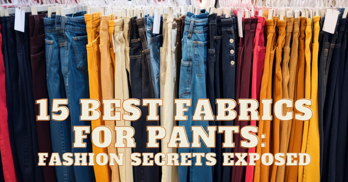 Explore the top 15 fabrics for pants fashion secrets revealed.